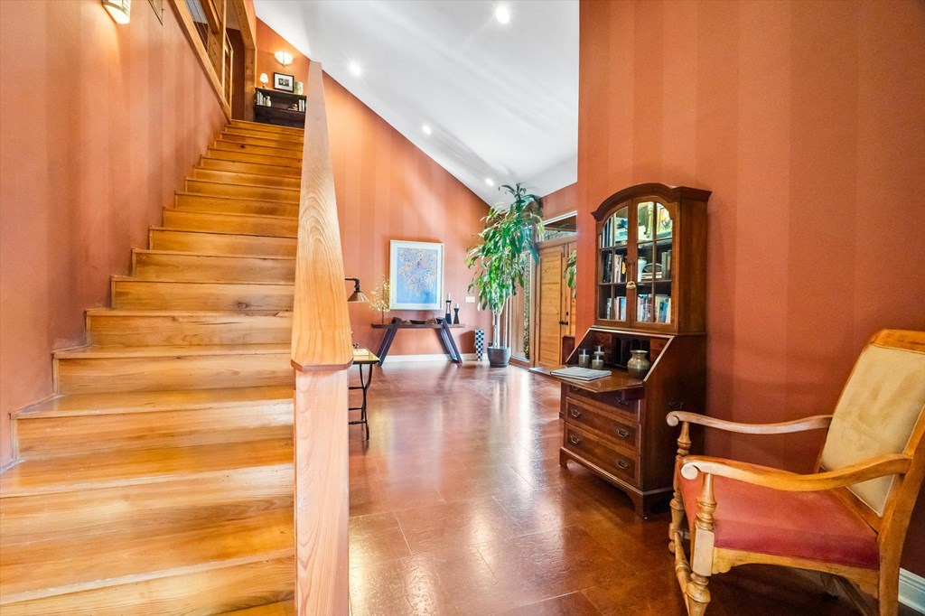 Staircase and foyer
